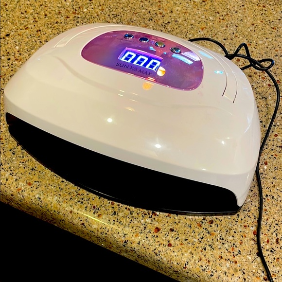 SUN X8 Max Nail Lamp - White and Purple Electric Nail Dryer Manicure Salon - Picture 2 of 5
